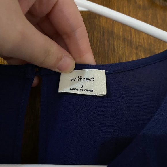 Wilfred - Navy Blue Midi Dress - Picture 3 of 4